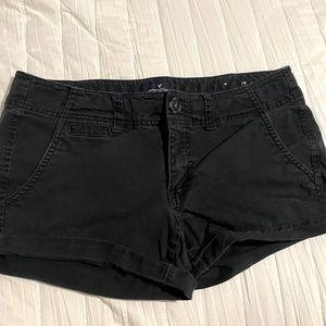 American eagle black shorts